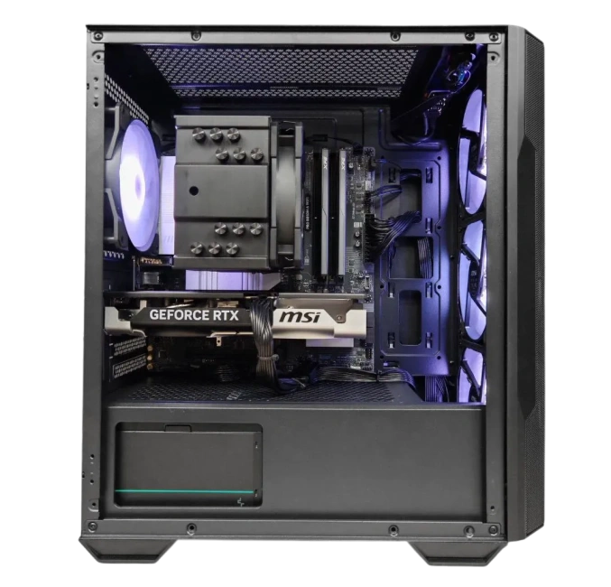 Игровой компьютер 992598 (Ryzen 7 8700F 4.1 ГГц/AMD B650/32 ГБ DDR5 6 ГГц/1024 ГБ SSD/RTX 5060 Ti 16 ГБ/Wi-Fi/650W/MSI MAG FORGE M100R ARGB) - купить по выгодной цене!