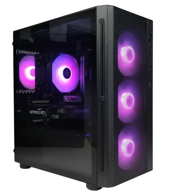 Игровой компьютер 989896 (Core i5-12600KF 3.7 ГГц/Intel B760/32 ГБ DDR4 3.2 ГГц/1024 ГБ SSD/RTX 4060 8 ГБ/Wi-Fi/800W/ACD Citadel 104 ARGB Fan Black TG Black) - купить по выгодной цене!