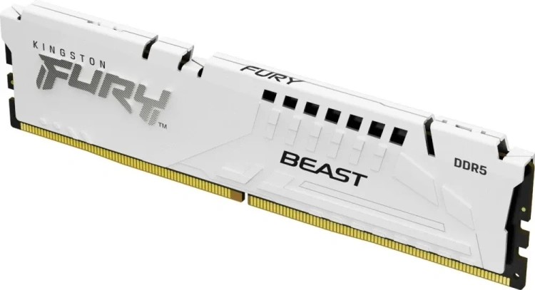Оперативная память 32Gb DDR5 6000MHz Kingston Fury Beast White (KF560C36BWE-32) купить! 