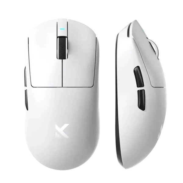 Мышь беспроводная mchose A7 PRO, радиоканал/bluetooth, 8KHz, белая