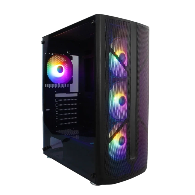 Компьютерный корпус 1STPLAYER FIREBASE X4 (X4-BK-4F1) Black купить! 