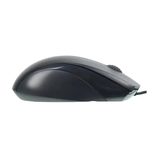 Бесшумная мышь Rapoo N1600 Silent USB Black проводная