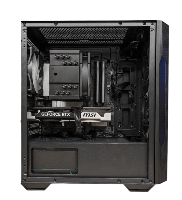 Игровой компьютер 989915 (Core i5-12600KF 3.7 ГГц/Intel B760/32 ГБ DDR5 6 ГГц/2048 ГБ SSD/RTX 4060 Ti 8 ГБ/Wi-Fi/800W/MSI MAG FORGE M100R ARGB TG Black) - купить по выгодной цене!