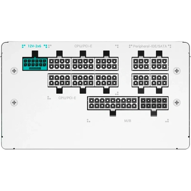 Блок питания Deepcool 1200W GAMERSTORM PQ1200G WH White 16 Pin (PCIe 5.0 Connector Cable Details) купить! 