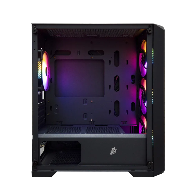 Компьютерный корпус 1STPLAYER TRILOBITE T5 Black / mATX, TG / 4x120mm LED fans inc. / T5-BK-4F1 купить! 