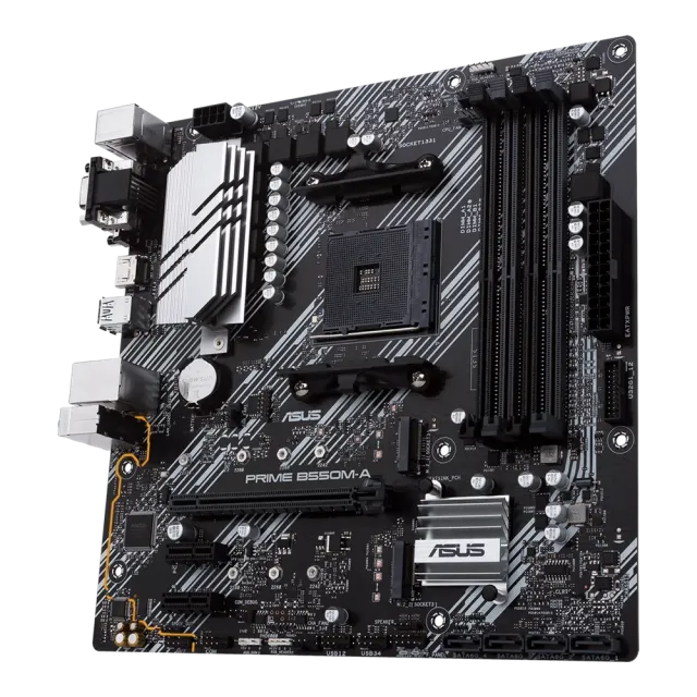 Материнская плата Asus PRIME B550M-A (AM4/AMD B550/4xDDR4/mATX) купить! 