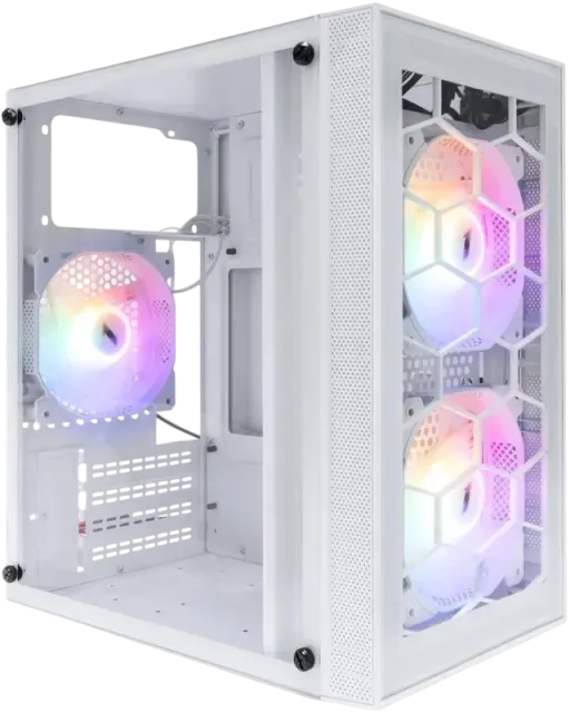 Компьютерный корпус 1STPLAYER FIREBASE X1 LED White (X1-WH-3F1-W) купить! 