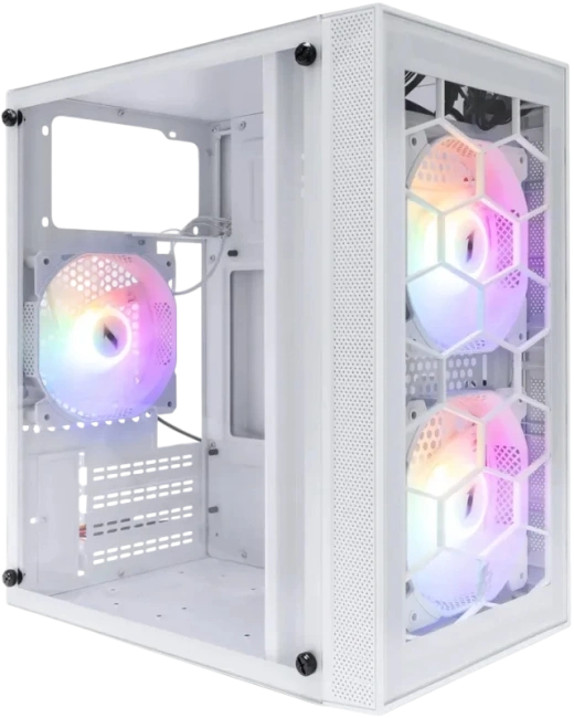 Компьютерный корпус 1STPLAYER FIREBASE X1 LED White (X1-WH-3F1-W) купить! 