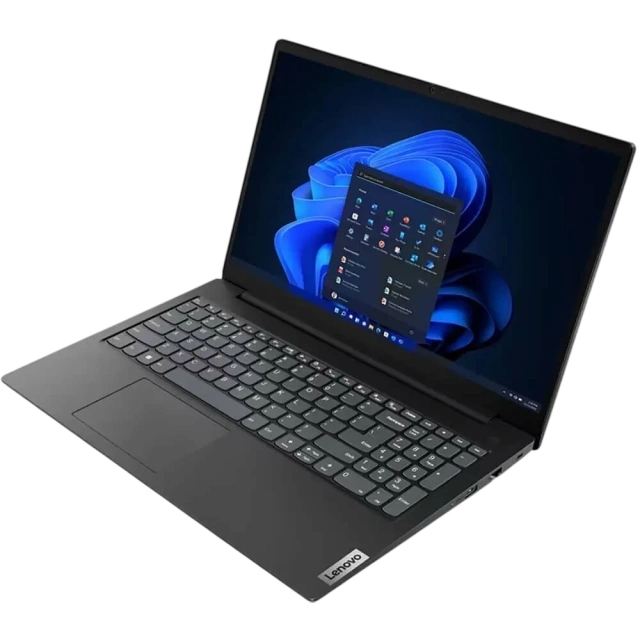 Ноутбук Lenovo V15 G4 AMN (Athlon Silver 7120U 7120U/15.6 FHD/8Gb/256Gb SSD/no OS) Black - фото