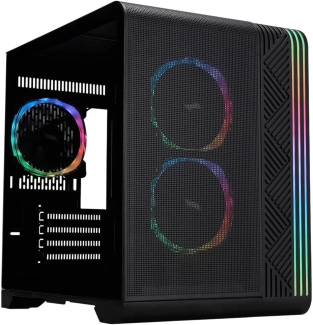 Компьютерный корпус 1STPLAYER VT5 ARGB Black (VT5-BK-3FS7) купить! 