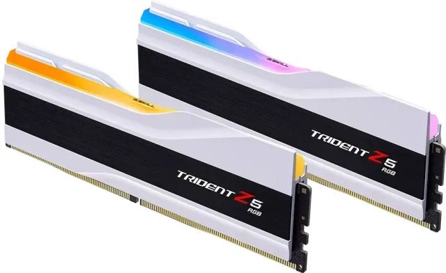 Оперативная память DDR5 96 Gb 6000 MHz G.Skill TRIDENT Z5 RGB White (F5-6000J3036F48GX2-TZ5RW) купить! 