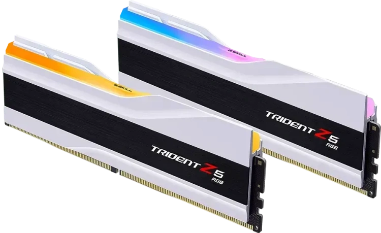 Оперативная память DDR5 96 Gb 6000 MHz G.Skill TRIDENT Z5 RGB White (F5-6000J3036F48GX2-TZ5RW) купить! 