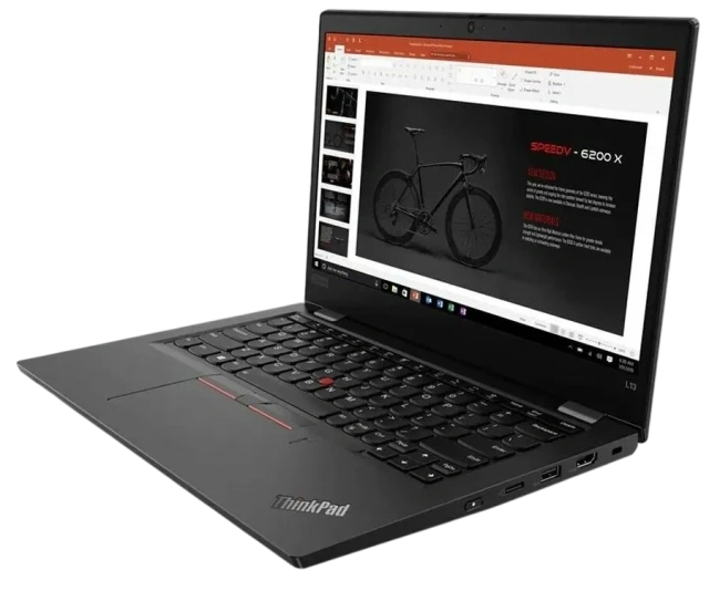 Ноутбук Lenovo ThinkPad L13 Yoga Gen2 (Ryzen 5 Pro 5650U 2.3GHz/13.3"/FHD/Touch/8GB/512GB SSD/Vega 7/Win 11 Pro) Black - фото