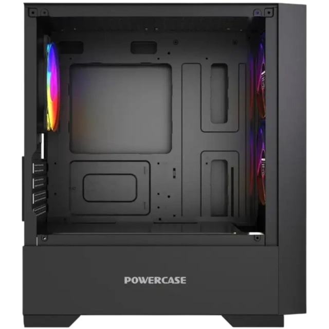 Компьютерный корпус Powercase Mistral Micro A12B FRGB Black (CMMA12B-L3) купить! 