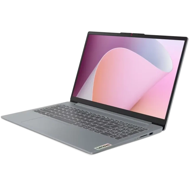 Ноутбук Lenovo IdeaPad Slim 3 15AMN8 (AMD Ryzen 5 7520U/15.6"/1920x1080/16GB/512GB SSD/No OS) Arctic Gray - фото