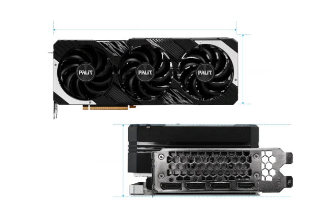Видеокарта Palit GeForce RTX 4080 SUPER GamingPro OC (NED408ST19T2-1032A) купить! 