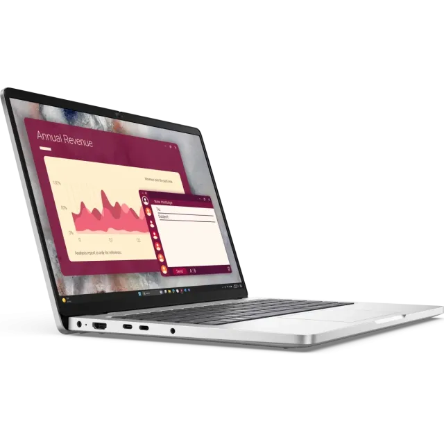 Ноутбук Dell 14 DС14250 (Intel Core 7 150U/14" 1920x1200/16G/1Tb SSD/Intel Graphics/Wi-Fi/BT/Win 11 Home) Silver - фото