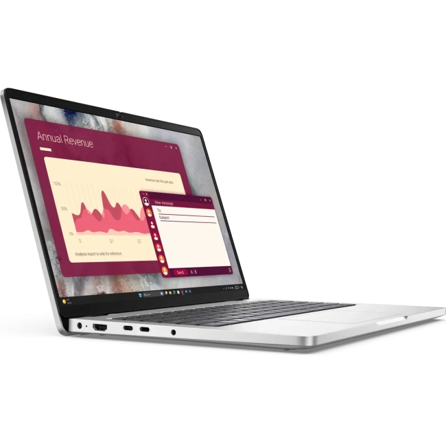 Ноутбук Dell 14 DС14250 (Intel Core 7 150U/14" 1920x1200/16G/1Tb SSD/AMD Radeon Graphics/Wi-Fi/BT/Win 11 Home) Silver - фото