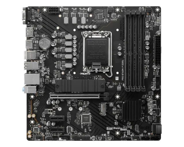 Материнская плата MSI PRO B760M-P DDR4 купить! 