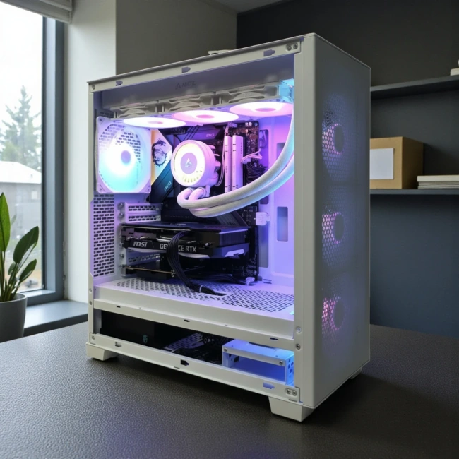 Игровой компьютер 990269 (Core Ultra 5 245K 4,2 ГГц/Intel Z890/32 ГБ DDR5 6 ГГц/1024 ГБ/RTX 5070 12 ГБ/Wi-Fi/750W/Phanteks 523 XT PRO ULTRA Matte TG RGB White) - купить по выгодной цене!