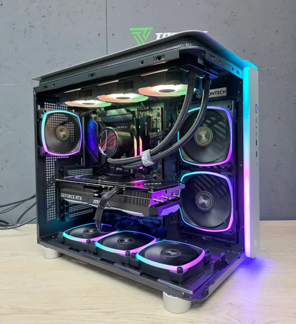 Игровой компьютер 685216 (Core i9-13900K 3.0 ГГц/Z790/64 ГБ DDR5 6.0 ГГц/GeForce RTX 5080 24 ГБ/Блок 1000W/Wi-Fi/Корпус Montech KING 95 ULTRA TG SPCC Cold Steel/Win 11 Pro Trial) - купить по выгодной цене!