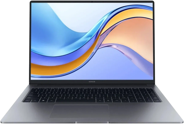 Ноутбук HONOR MagicBook X16 2024 BRN-H56 (Ryzen 5 7640HS/16"/1920x1200/16 Гб/2Tb SSD/Radeon 760M/Win 11 H) Gray - фото