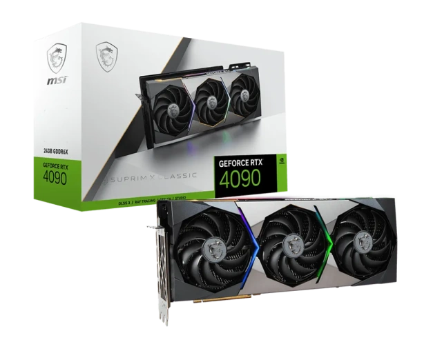 Видеокарта MSI GeForce RTX 4090 SUPRIM X CLASSIC (RTX 4090 SUPRIM X CLASSIC 24G), Retail купить! 