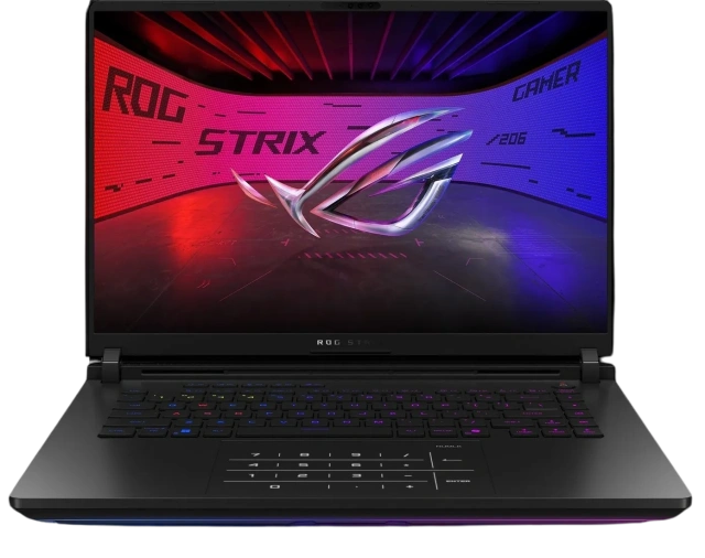 Ноутбук ASUS ROG Strix SCAR 16 G635LX-XS97 (Ultra 9-275HX/16" 2560x1600 mLED/32G/2Tb SSD/RTX 5090 24G/Win 11 Pro) Black - фото
