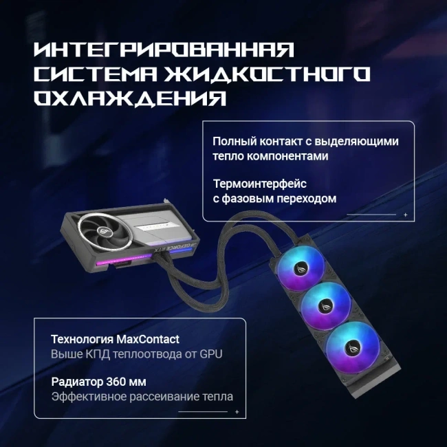 Видеокарта ASUS GeForce RTX 5090 ROG Astral LC OC 32GB (ROG-ASTRAL-LC-RTX5090-O32G-GAMING) купить! 