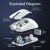 Мышь беспроводная Attack Shark X11 радиоканал/bluetooth/White