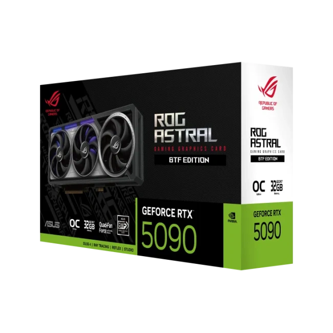 Видеокарта ASUS GeForce RTX 5090 ROG Astral BTF OC Edition (ROG-ASTRAL-RTX5090-O32G-BTF-GAMING) купить! 