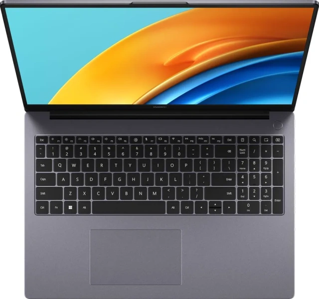 Ноутбук Huawei MateBook D 16 RLEF (Intel Core i5-12450H 1.5GHz/16.1"/1920x1200/16GB/1024GB SSD/Windows 11 Home) Space Gray - фото