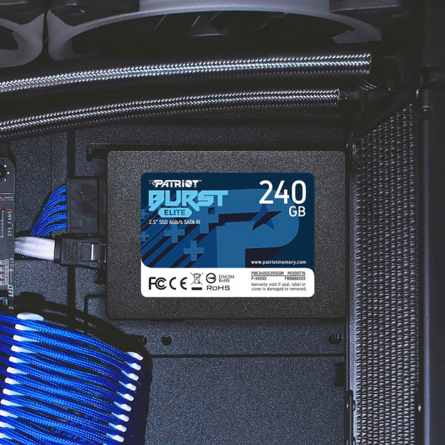 Твердотельный накопитель SSD 240 ГБ 2.5" SATA Patriot (PBE240GS25SSDR) купить! 