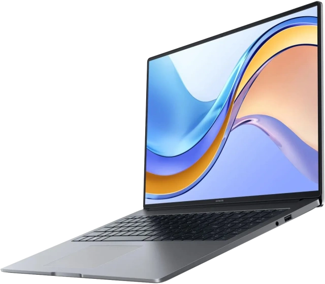 Ноутбук HONOR MagicBook X16 BRN-H56 (Ryzen 5 7640HS/16"/FHD+/16 Гб/512 Гб SSD/Radeon 760M/Win 11 H) Silver 5103AJWR - фото