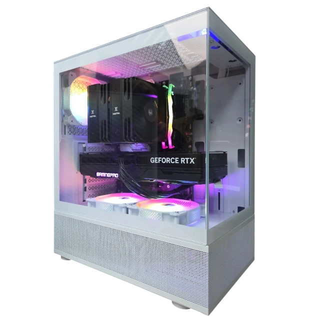 Игровой компьютер 989932 (Core i5-12600KF 3.7 ГГц/Intel B760/32 ГБ DDR5 6 ГГц/2048 ГБ SSD/RTX 4060 Ti 8 ГБ/Wi-Fi/750W/1STPLAYER MIKU Mi2-A LED White) - купить по выгодной цене!