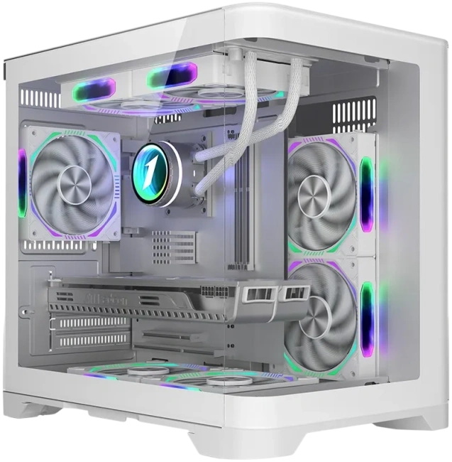 Компьютерный корпус 1STPLAYER UVIEW UV5 White (UV5-WH) купить! 