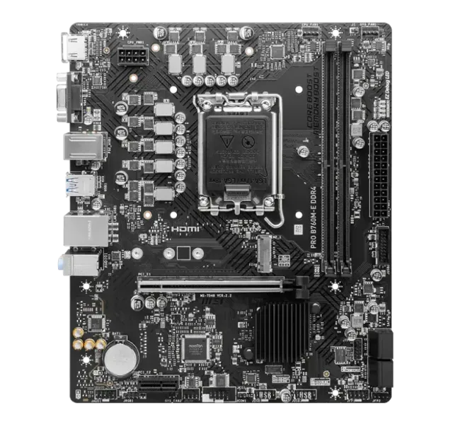 Материнская плата MSI PRO B760M-E DDR4 купить! 