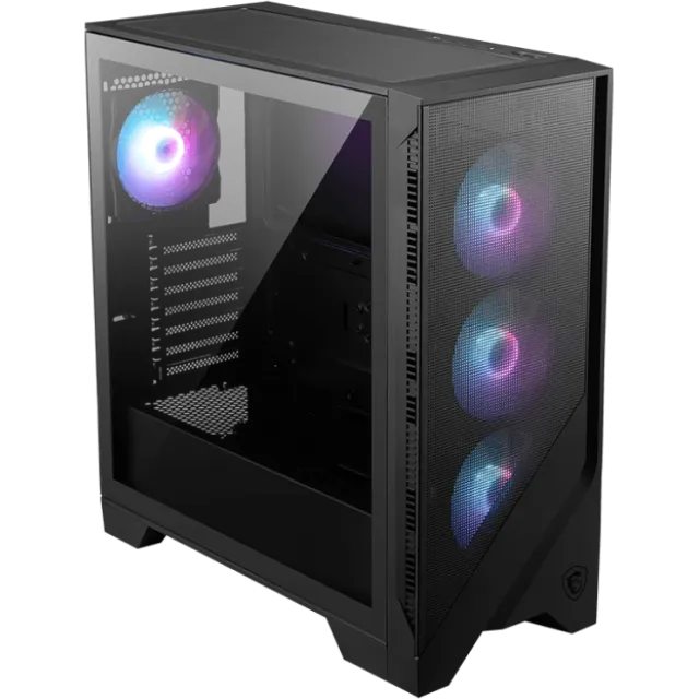 Компьютерный корпус MSI MAG FORGE 321R Airflow ARGB TG Black (306-7G23R41-HH9) купить! 