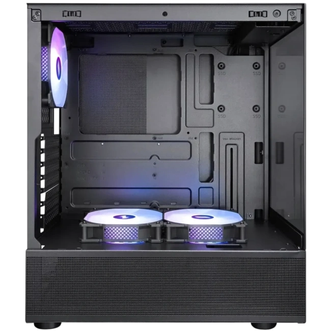 Офисный компьютер 990517 (Core i5-14400 2,5 ГГц/Intel B760/32 ГБ DDR5 6  ГГц/1024 ГБ SSD/Wi-Fi/650W/1STPLAYER MIKU Mi7-A ARGB Black) - купить! 