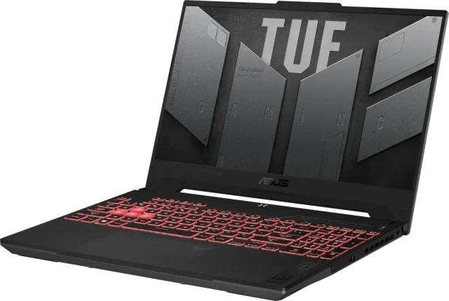 Ноутбук ASUS TUF Gaming FA507NUR (AMD Ryzen 7 7435H/15.6" FHD/16Gb/512Gb SSD/NVIDIA GeForce RTX 4050/Win 11 Home) Серый - фото