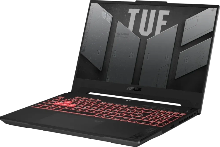 Ноутбук ASUS TUF Gaming FA507NUR (AMD Ryzen 7 7435H/15.6" FHD/16Gb/512Gb SSD/NVIDIA GeForce RTX 4050/Win 11 Home) Серый - фото