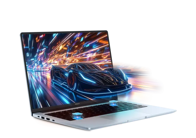 Ноутбук HONOR MagicBook X14 Plus 2025 (Core 5 220H/14"/2880x1800/32Gb/4Тб/Win 11 Home) Синий - фото