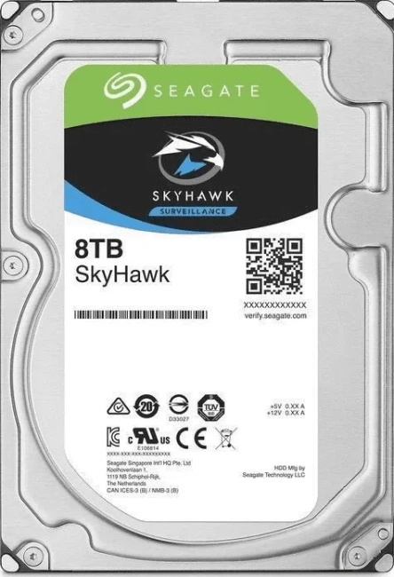 Жесткий диск Seagate 8000 Gb SKYHAWK (ST8000VX009) купить! 