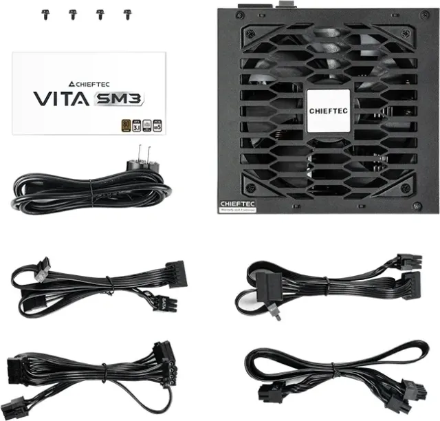 Блок питания Chieftec 850W Vita SM3 (BPX-850-C) 16 Pin (PCIe 5.0 Connector Cable Details) купить! 