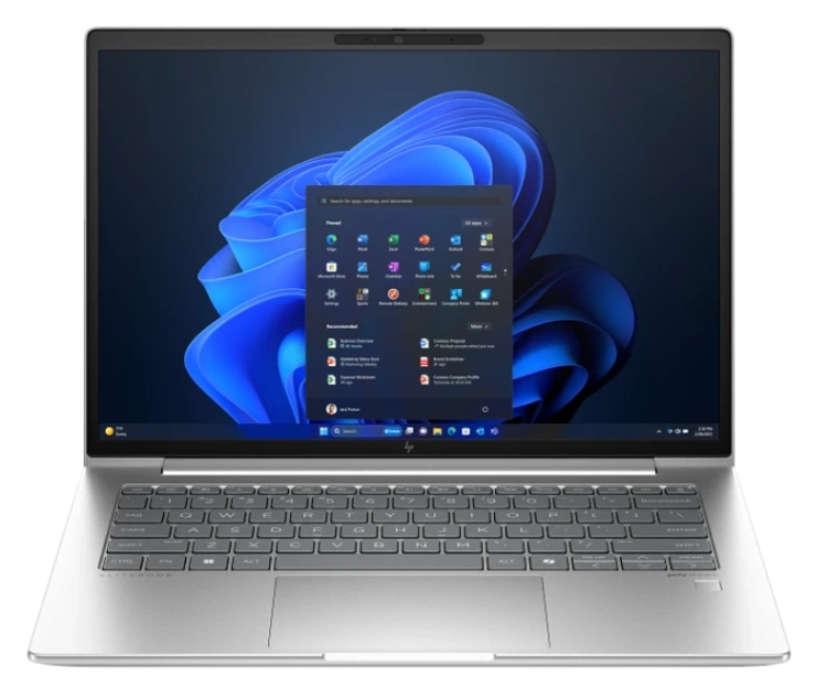 Ноутбук HP EliteBook 640 G11 (Core Ultra 5 125U/14"/1920x1200/16Gb/512Gb SSD/Intel Graphics/Wi-Fi/Bluetooth/DOS) Silver - фото