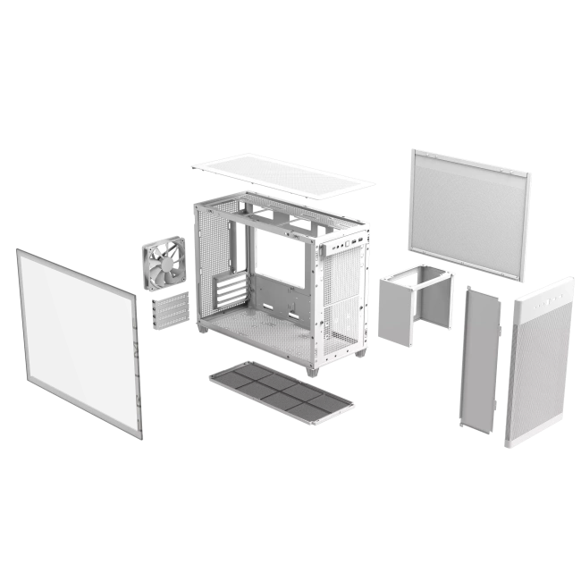 Компьютерный корпус ASUS PRIME CASE AP201 TG (90DC00G3-B39010) White купить! 