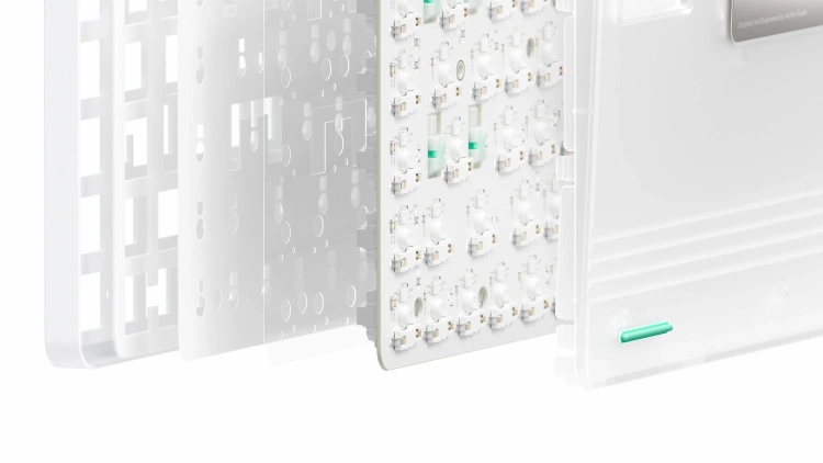 Фото - Механическая клавиатура Nuphy AIR75v2 grey радиоканал/bluetooth (беспроводная) Русская раскладка