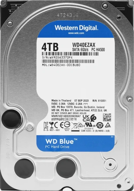 Жесткий диск 4Tb SATA-III WD Blue (WD40EZAX) купить! 