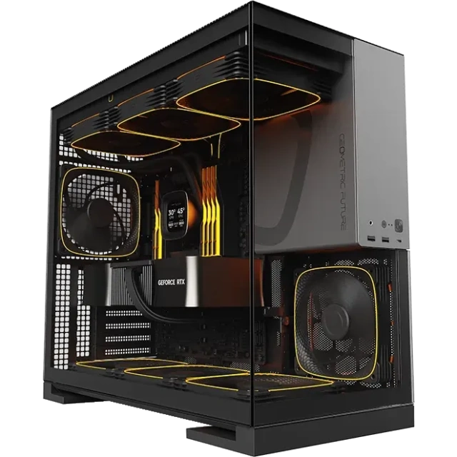 Игровой компьютер 989968 (Core i7-12700F 2.1 ГГц/Intel Z790/32 ГБ DDR5 6 ГГц/1024 ГБ SSD/RTX 5070 Ti 16 ГБ/Wi-Fi/850W/Geometric Future Model 5 ARGB Black Gray) - купить по выгодной цене!