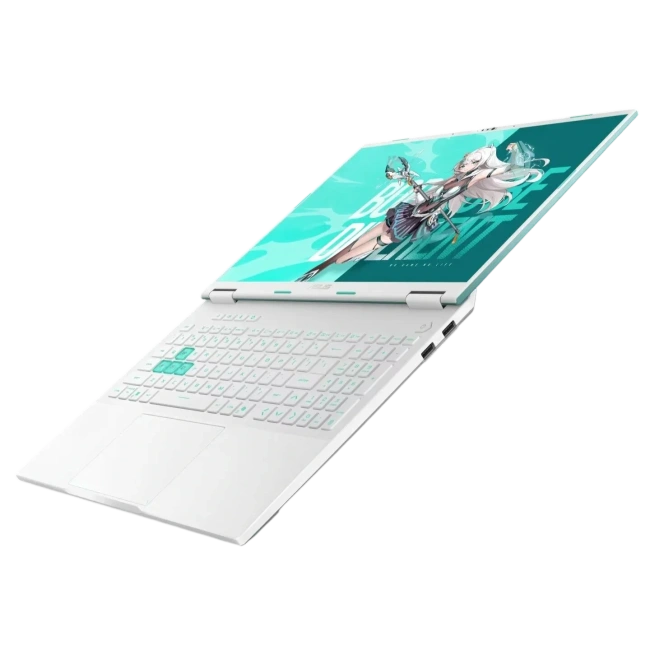Ноутбук Asus TUF Gaming FA608WP370 (AMD Ryzen AI 9 HX 370/16" 2560x1600/16Gb/1Tb SSD/NVIDIA GeForce RTX 5070 8Gb/Win 11 Home) Бирюзовый - фото